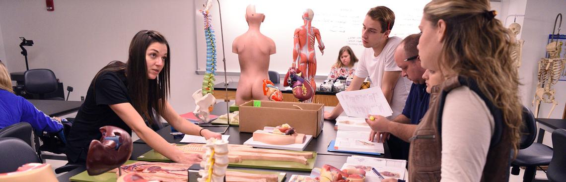 Students in a graduate class at The University of Akron