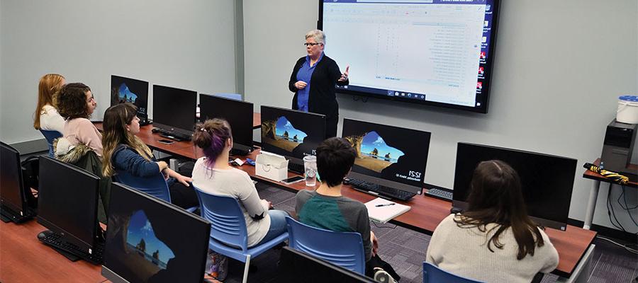 Criminal Justice class at The University of Akron