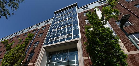 Coleman Commons on the campus of University of Akron